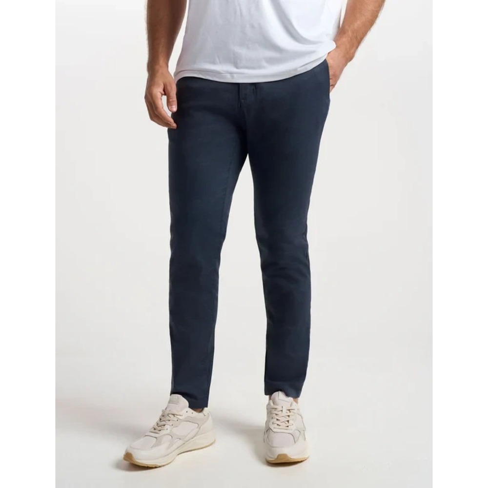 Birddogs Kevin Buffets Pants Men's 32 x 30 Midnight Navy Stretch Khaki No Liner